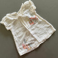 Baby Girl 3-6 months TU Cream Peter Rabbit Flopsy Tunic with Ruffles (62 21