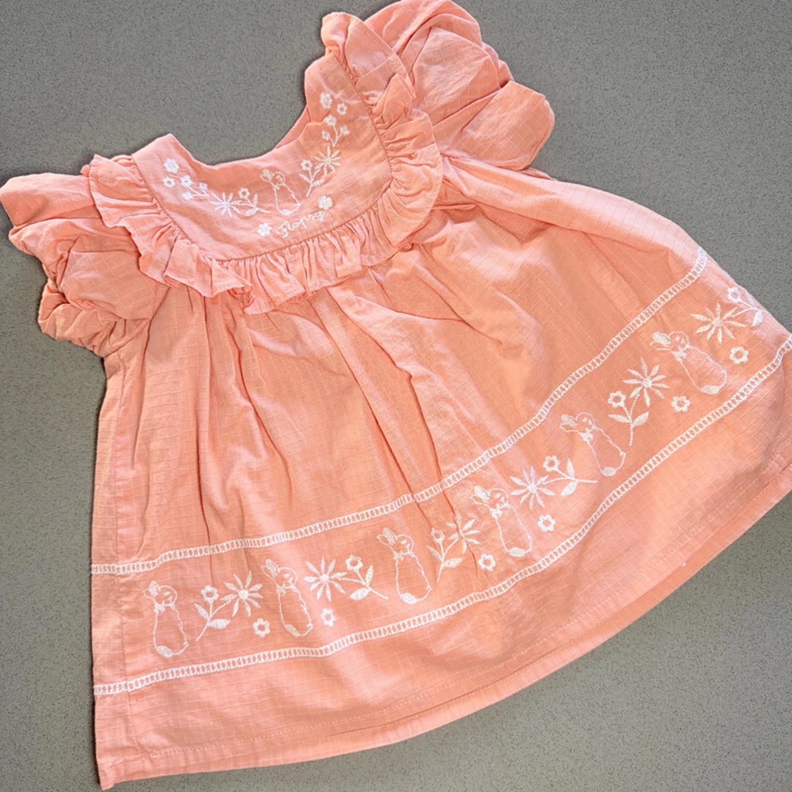 Baby Girl 0-3 months Marks and Spencer Peter Rabbit Flopsy  Smart Dress (38 13)
