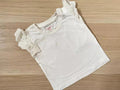 Baby Girl 0-3 months Primark Cream Summer Top Broderie Anglaise Ruffles (24 27)