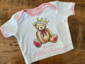 Baby Girl 0-3 months Harrods Little Princess Short Sleeve T-shirt Bear (39 02)