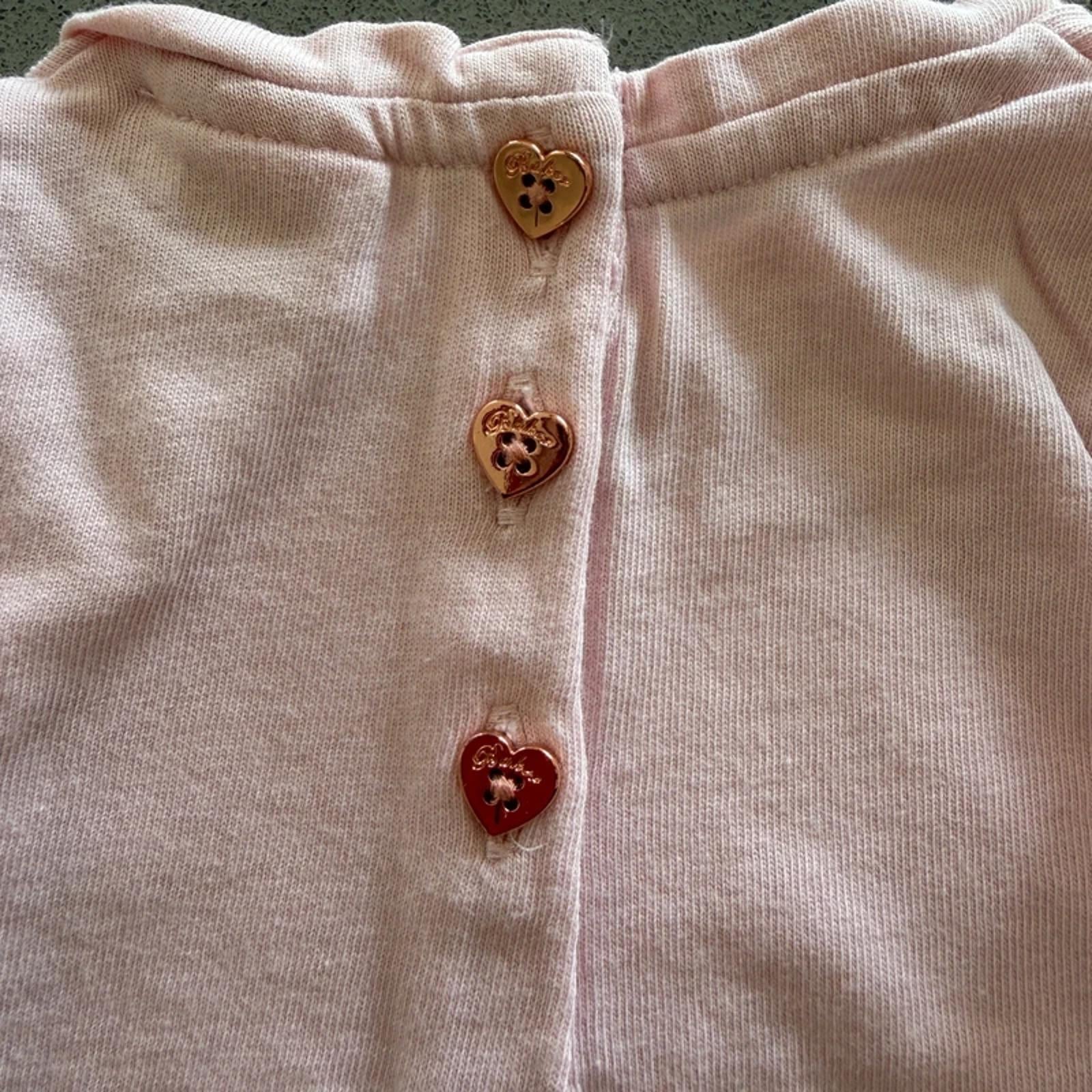 Baby Girl 0-3 months Ted Baker 2 piece Pink Red  Outfit (45 26)