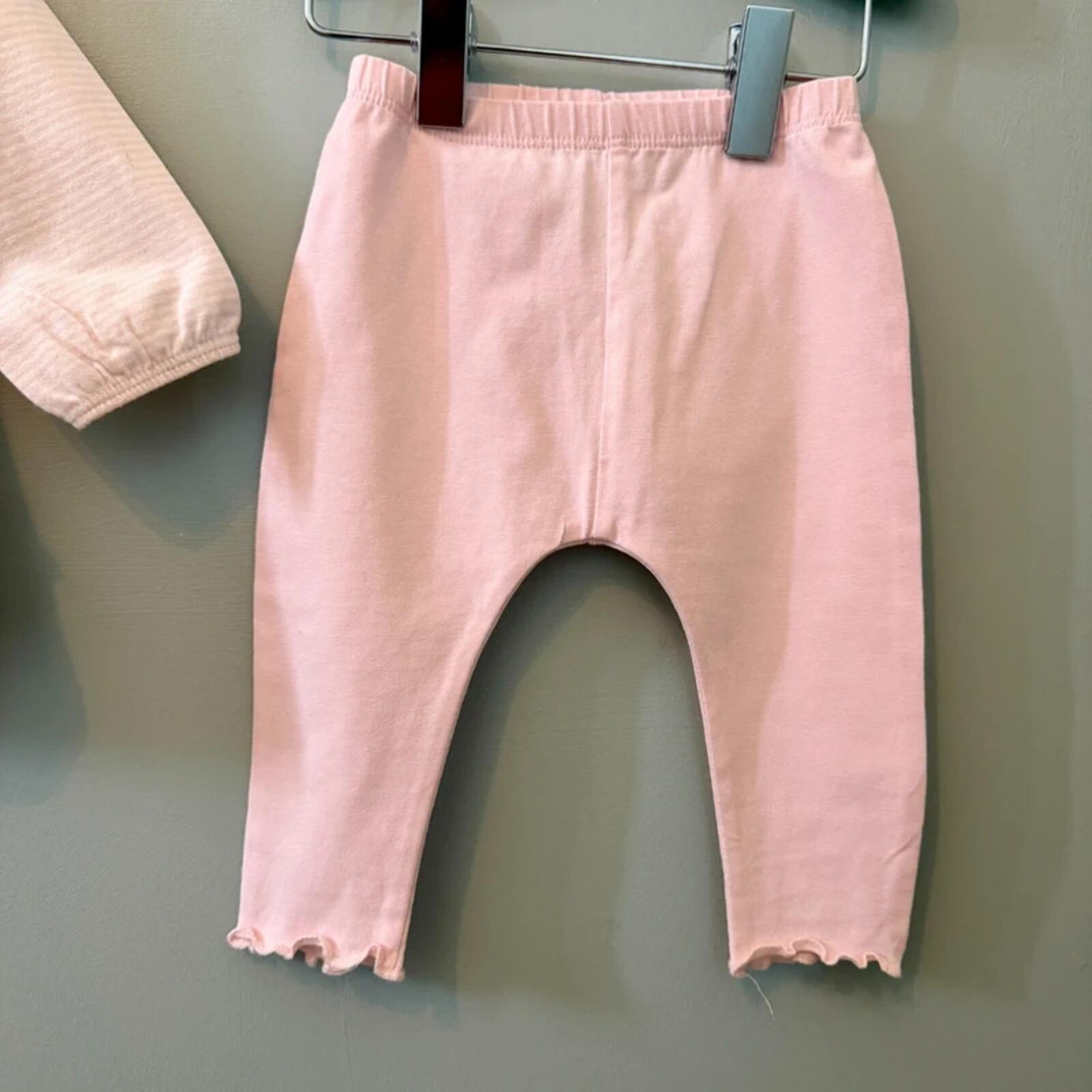 Baby Girl 3-6 months Next 2 Piece Bunny Outfit Applique (52 07)