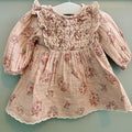 Baby Girl 0-3 months Primark Smocked Floral Dress with Ruffles (18 33)