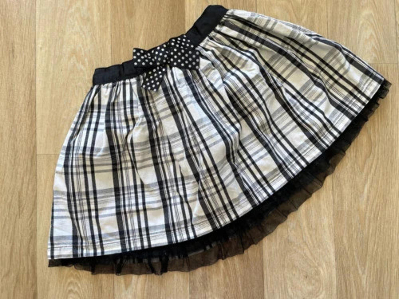 Baby Girl 12-18 months Myleene Klass Mothercare Black White Party Skirt (54 12)