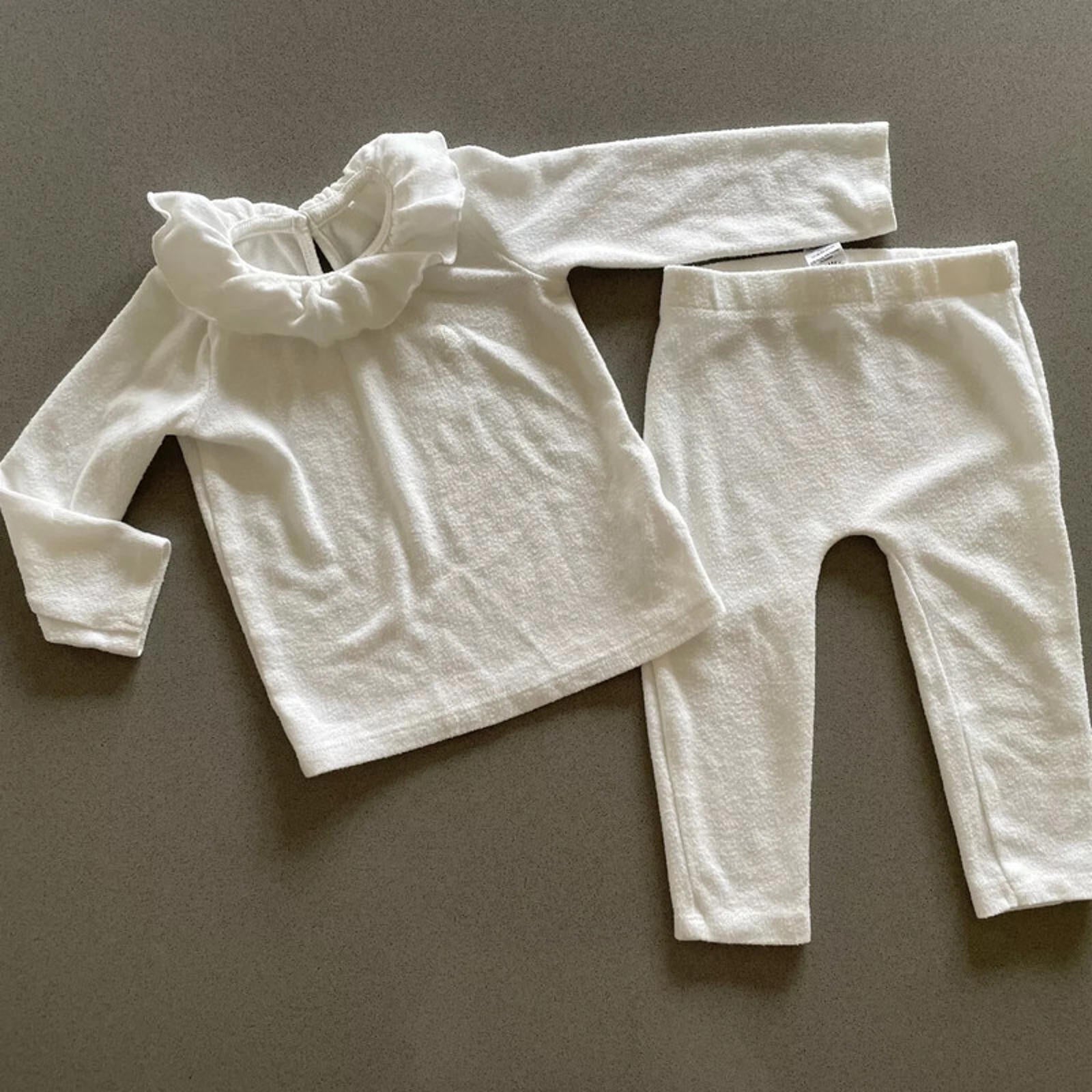 Baby Girl 9-12 months Billie Faiers George White  Long Sleeve Outfit (15 27)