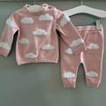 Baby Girl 3-6 months TU Pink Fluffy Cloud Knitted Outfit (21 31)