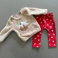 Baby Girl 6-9 months Nutmeg Christmas Pudding Warm Outfit (62 14)