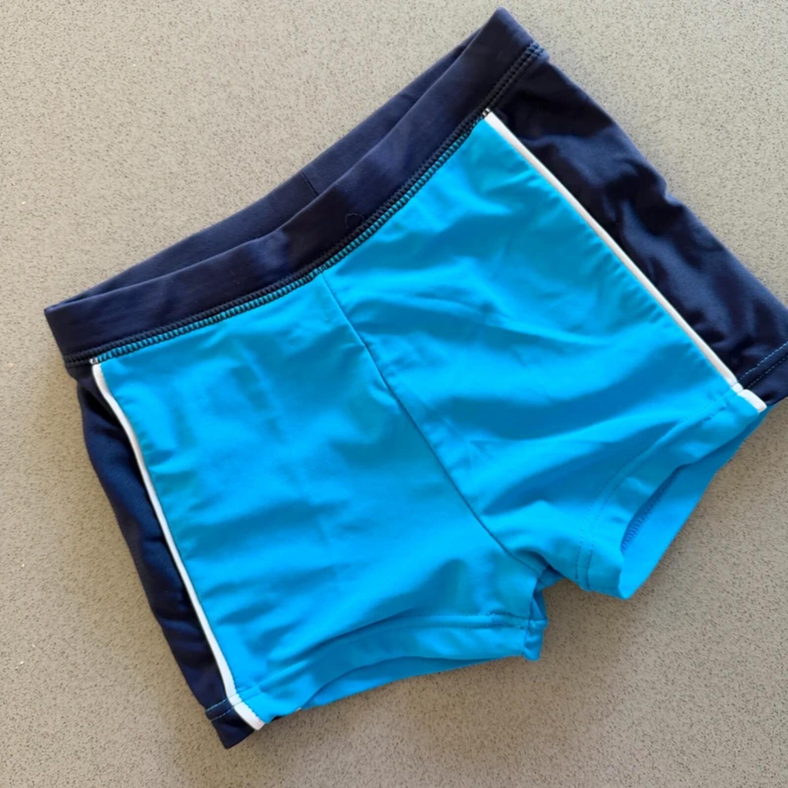 Baby Boy age 18-24 months TU Blue Swimming Trunks Shorts (60 32)