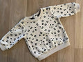 Baby Boy Girl Unisex Newborn Matalan Cream Animal Print Sweatshirt Pullover