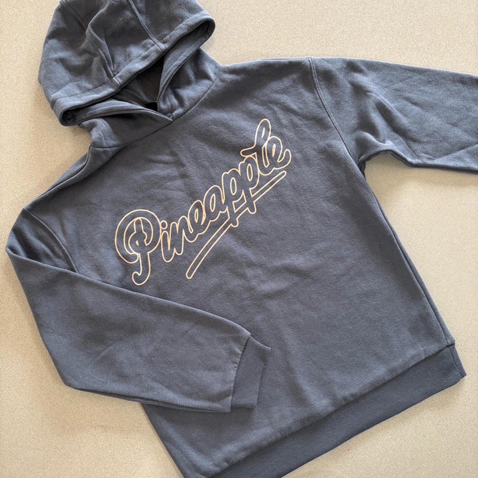 Girl 11-12 years Pineapple x Primark Grey Hoodie with Gold Logo (25 03)